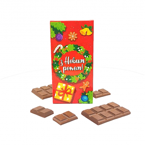 Шоколадна плитка "Новорічна"