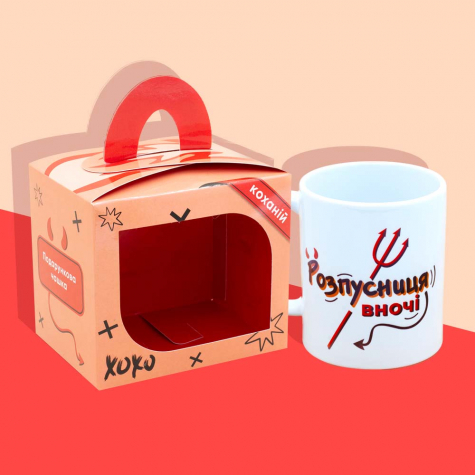 Подарункова чашка "Коханці" Подарункова чашка "Коханці"