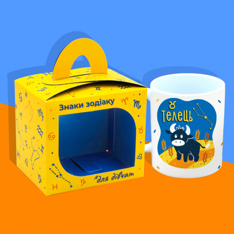 Подарункова чашка "Знак зодіаку "Телец" для НЕЇ Подарункова чашка "Знак зодіаку "Телец" для НЕЇ